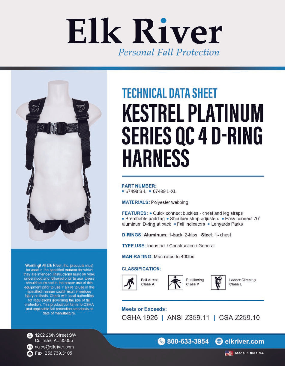 KESTREL PS HARNESS