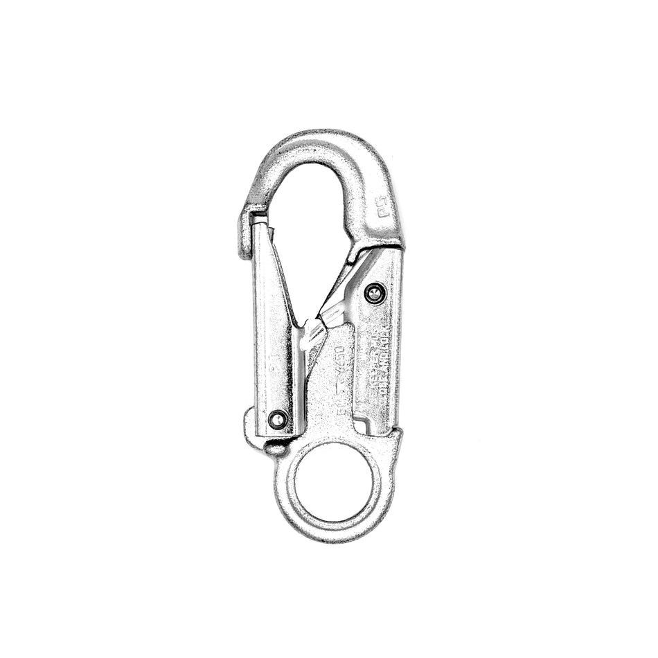 STEEL DOUBLE ACTION SNAP HOOK WITH CAPTIVE EYE - PHASE OUT